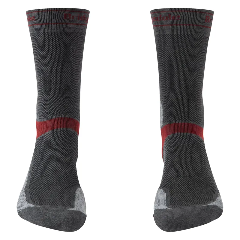 Bridgedale Summer Weight T2 Coolmax Sport MTB Socks Dark Grey/Light Grey-1